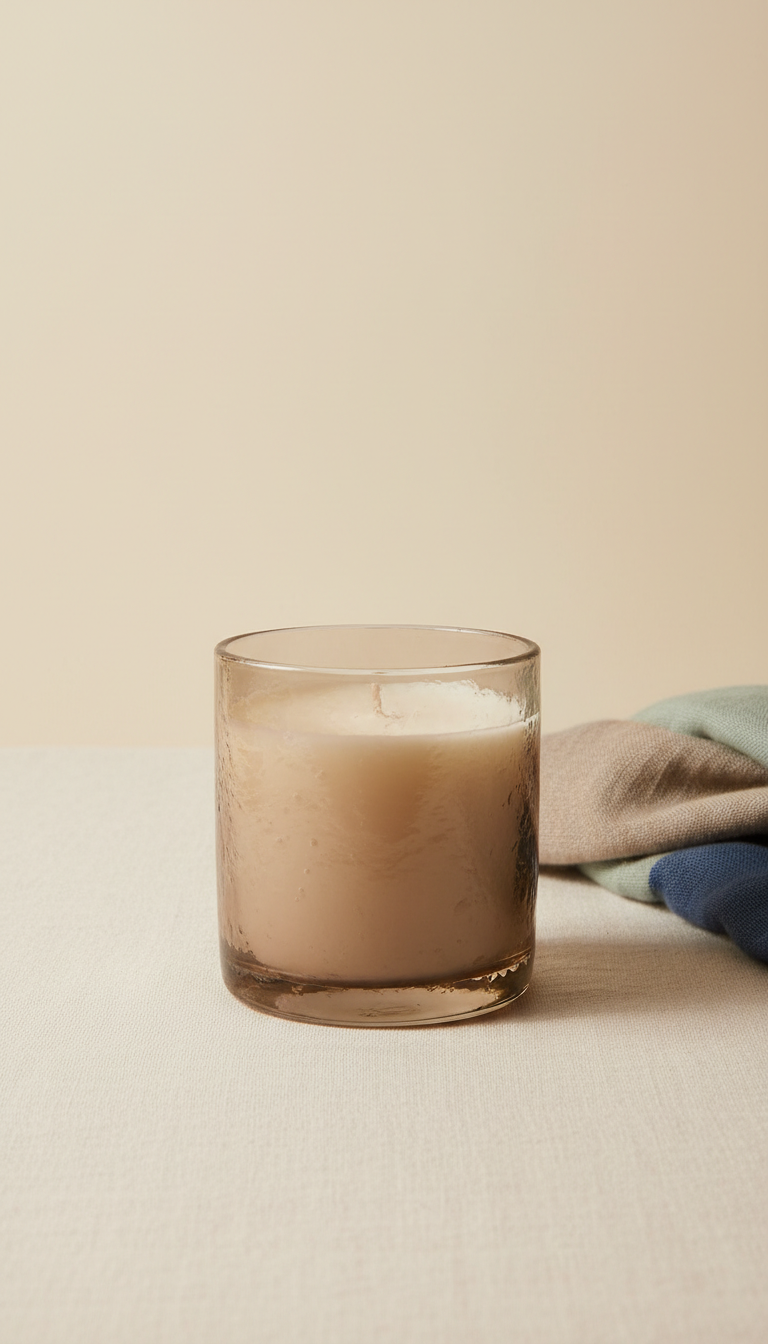 Scented Candle In Matte Glass